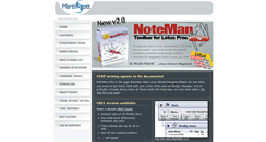 Desktop Screenshot of noteman.com